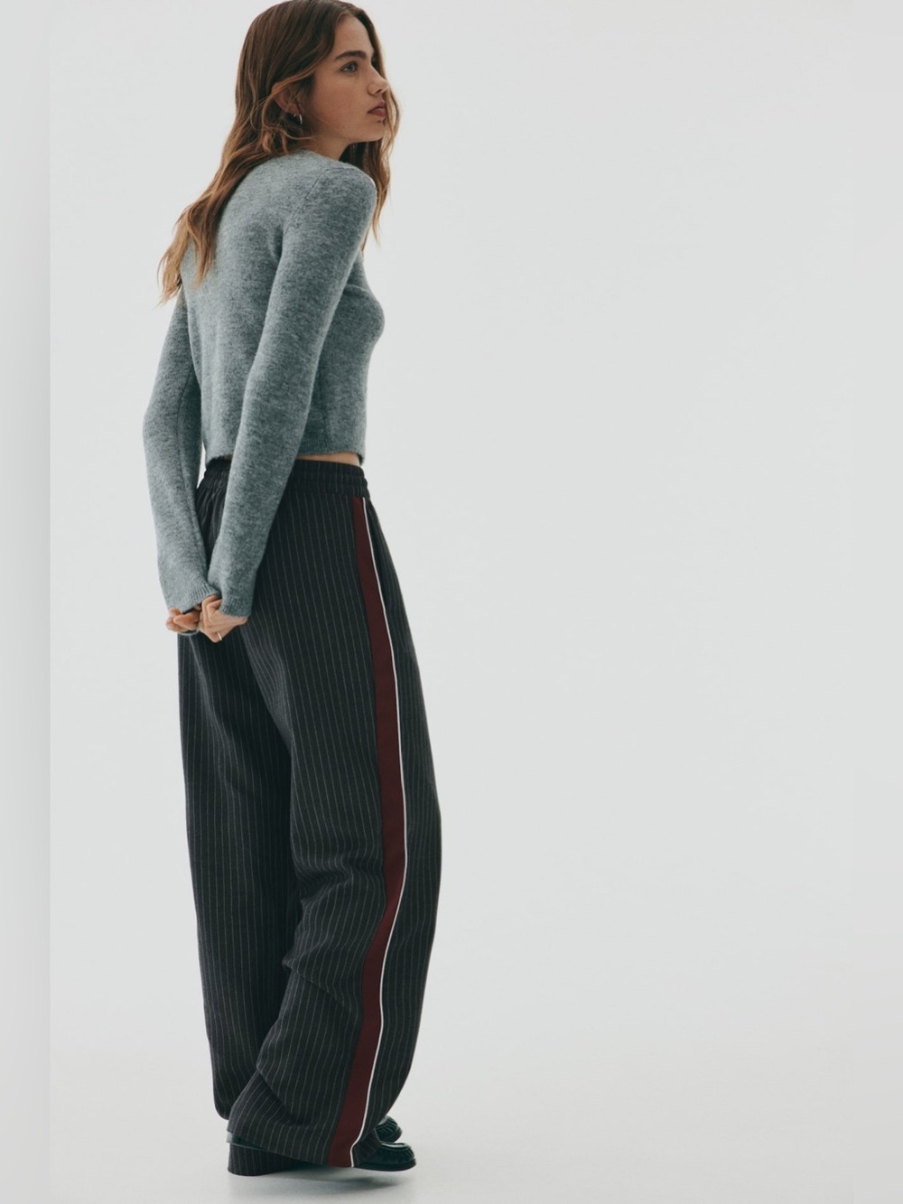 H&M Wide Leg  Drawstring Pants Size XSmall